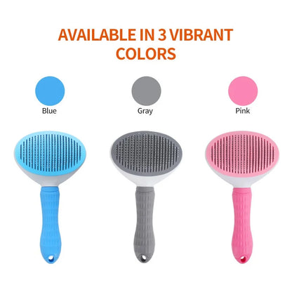 Dog Comb Pet Hair Removal Brush Cats and Dogs Special Comb Beauty Massage Self-cleaning Needle Comb Pet Supplies